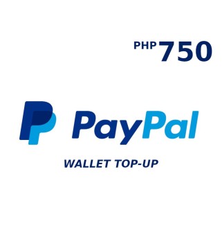 PayPal Wallet PHP 750 Top Up Key GLOBAL